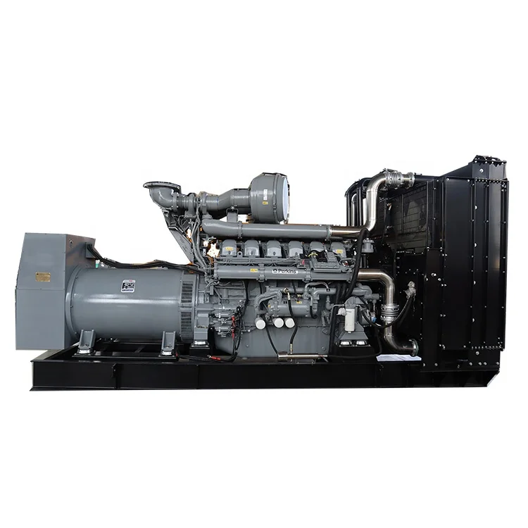 heavy power open 1000kw 1200kw diesel generator on frame powered by UK perkins engine 4012-46TWG2A