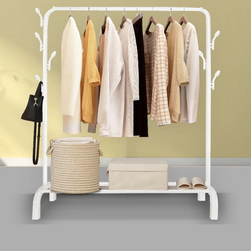 
Buy Black And White Gondola Clothing Racks For Clothes Coat Store Women Hanger Stand 