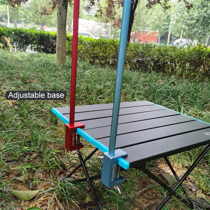 Free Sample Winpolar High Quality  Camping Equipment Portable Ultralight Aluminum Alloy Light Pole Tent Light Support Rod
