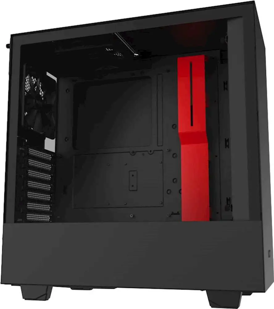 NZXT H510 Compact ATX Mid-Tower Case Gaming Computer Cases with Tempered Glass for PC