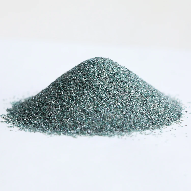 High quality green silicon carbide powder refractory material for sandblasting sic green carborundum sand