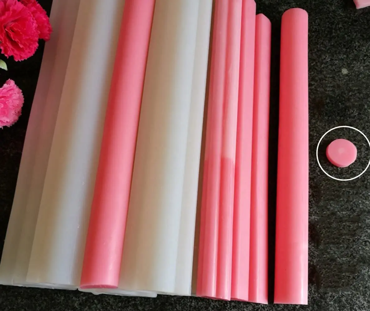 Round Tube Column Silicone Soap Candle Mold Embed Soap Making Supplies Silicone Mold for Soap
