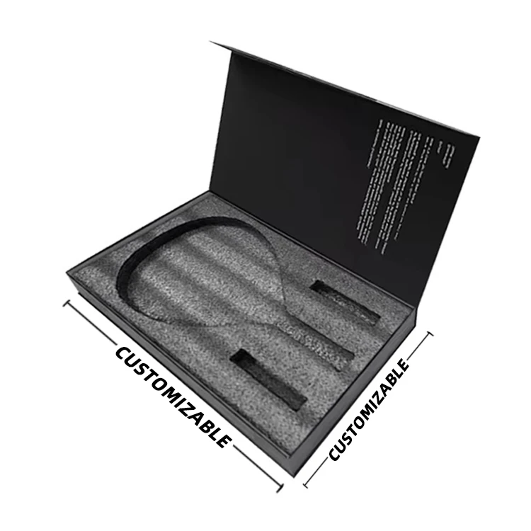 Custom Luxury Premium Rigid Cardboard Pickleball Paddle Set Packaging Beach Tennis Padel Racket Paper Gift Box With Your LOGO