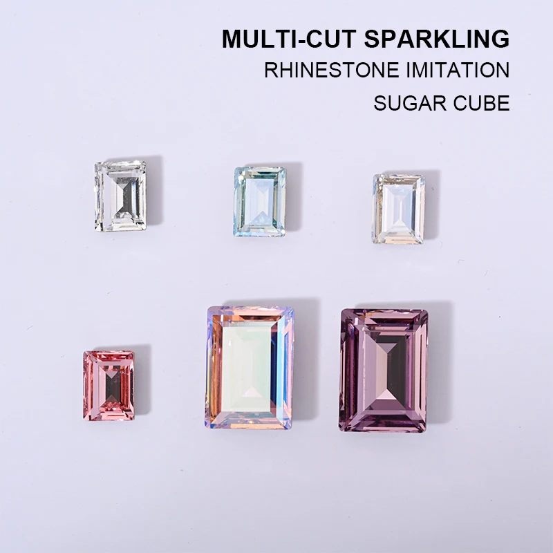 K9 Glass Stones Diamonds Jewels Nail Diamond Flash Crystal Clear Nail Rhinestones Sugar Tip Diamond Super Flash Nail Decoration