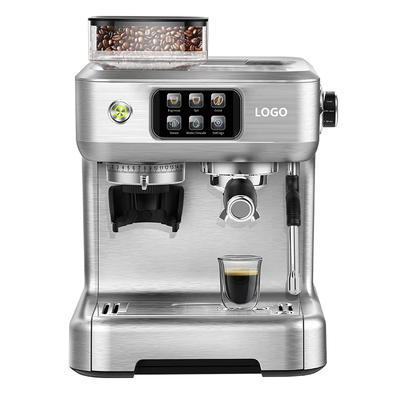 Новый 1470W переустановленный фильтр 58 мм 220V 2.7L кофе, тем самым позволяя зернам раскрыться шлифовальная машина кофеварка эспрессо кофемашина с шлифовальная машина (1600318152964)