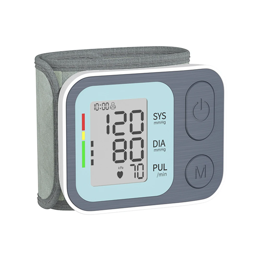 Portable Blood Pressure Machine Tensiometros Automatic Bp Machine Tensiometres  Electric Wrist Blood Pressure Monitors