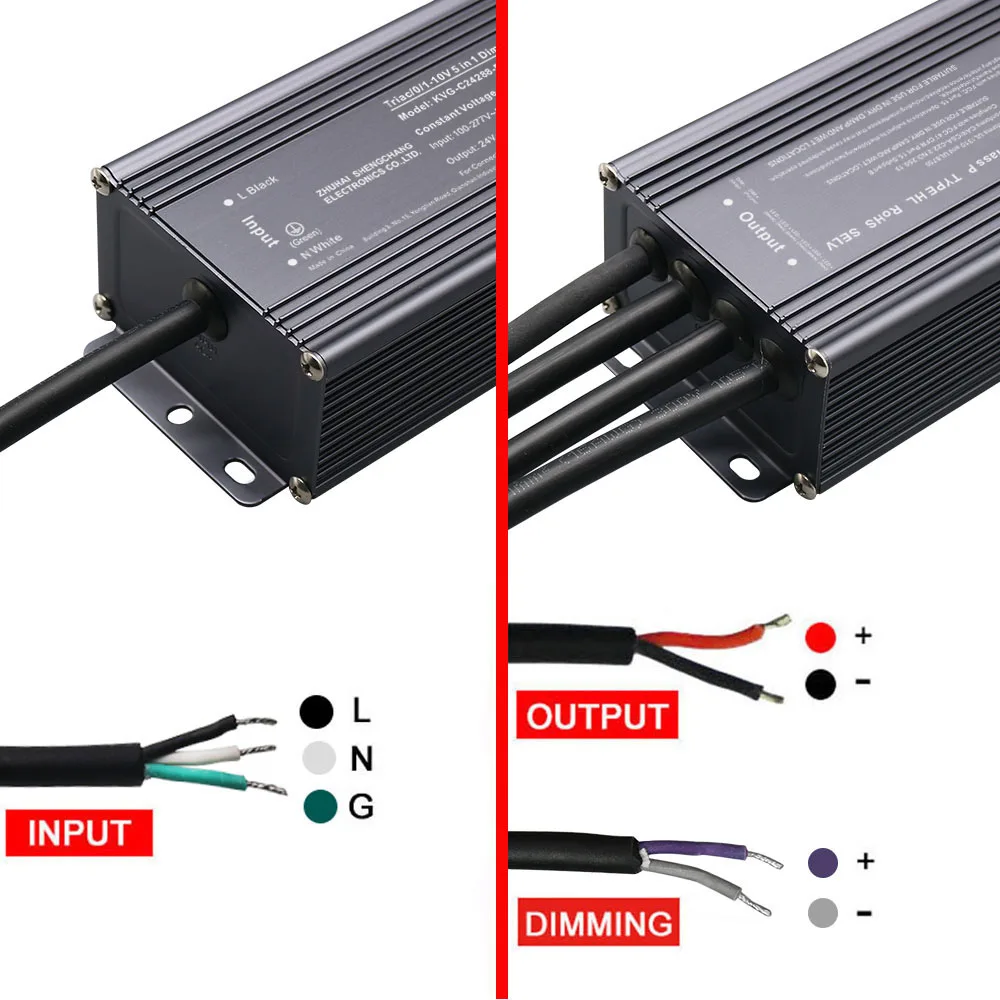 288W 98W 24V Multi 4A Высокая PWM C.V. Водонепроницаемый ТРИАК с регулируемой яркостью светодиодный трансформатор