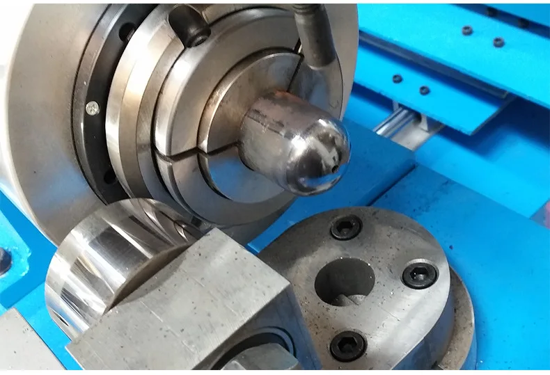 High speed copper aluminum metal tube pipe end hot heat spinning machine