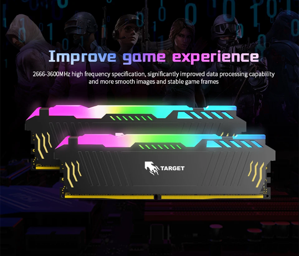 TARGET high performance memoria 16GB 32GB 5200mhz DDR5 DDR RAM With Original Chips