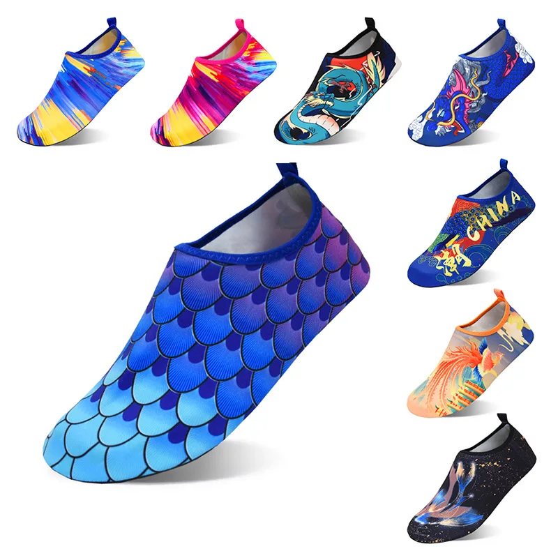 Customized Breathable Lightweight Non-slip Comfortable Outdoor Water Sports Beach Shoes For Swimming Hiking