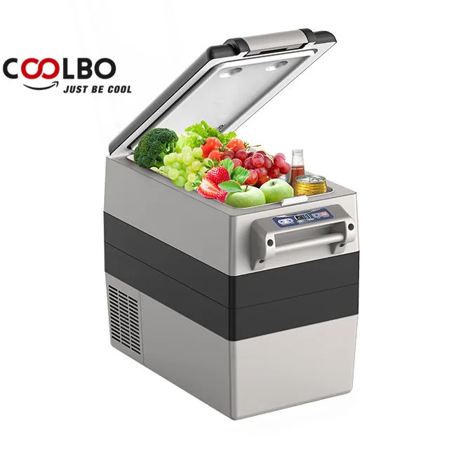 CE Portable Shake-Proof Camping 12V Car Deep Fridge Freezer For RV Truck