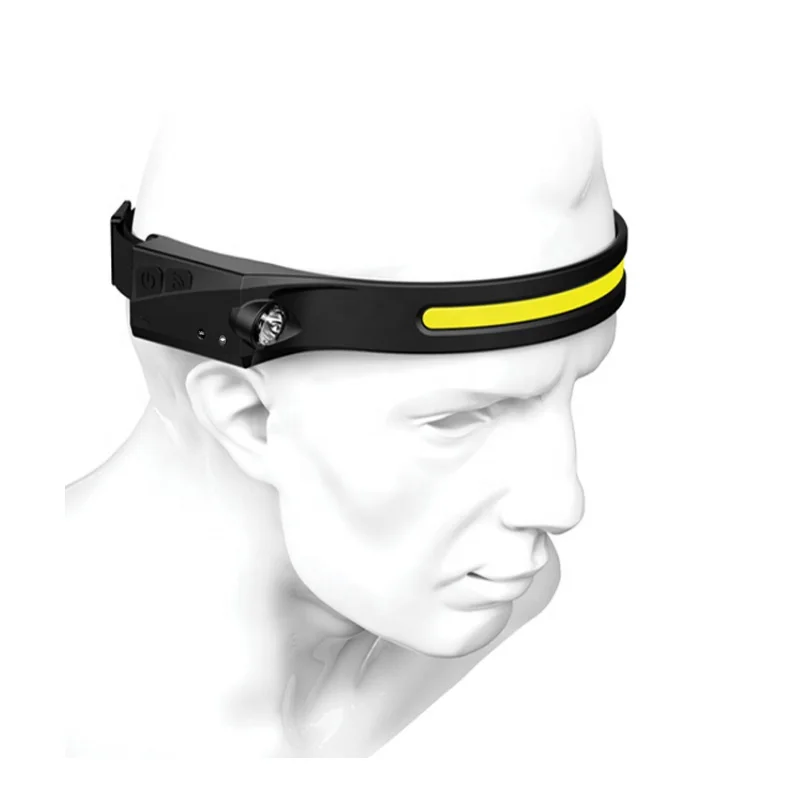 Headlamps Outdoor High Power 10W COB Flood Head Lights USB Rechargeable XPE LED Waterproof Headlamps