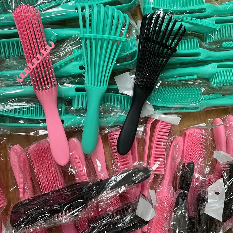 Wholesale Soft Massage Beauty Hair comb Women Detangling Hair Brush for Wet&Dry Thick Hair