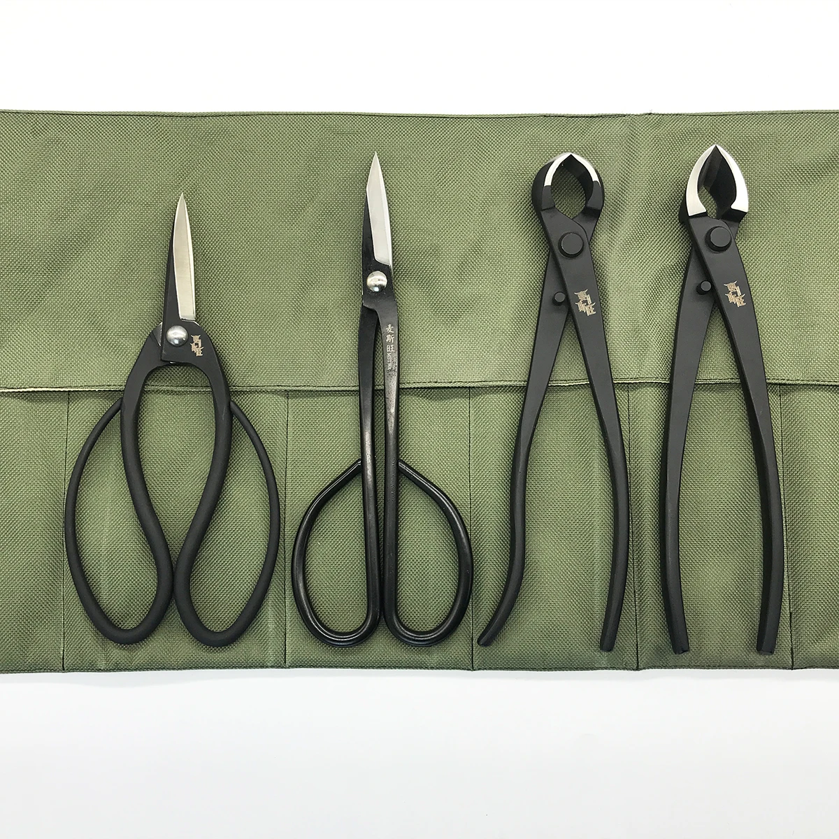Beginner bonsai tool kit Mstwa H1 4 PCS Bonsai pruning tool  knob cutter+ branch cutter + traditional scissor+ twig  210mm