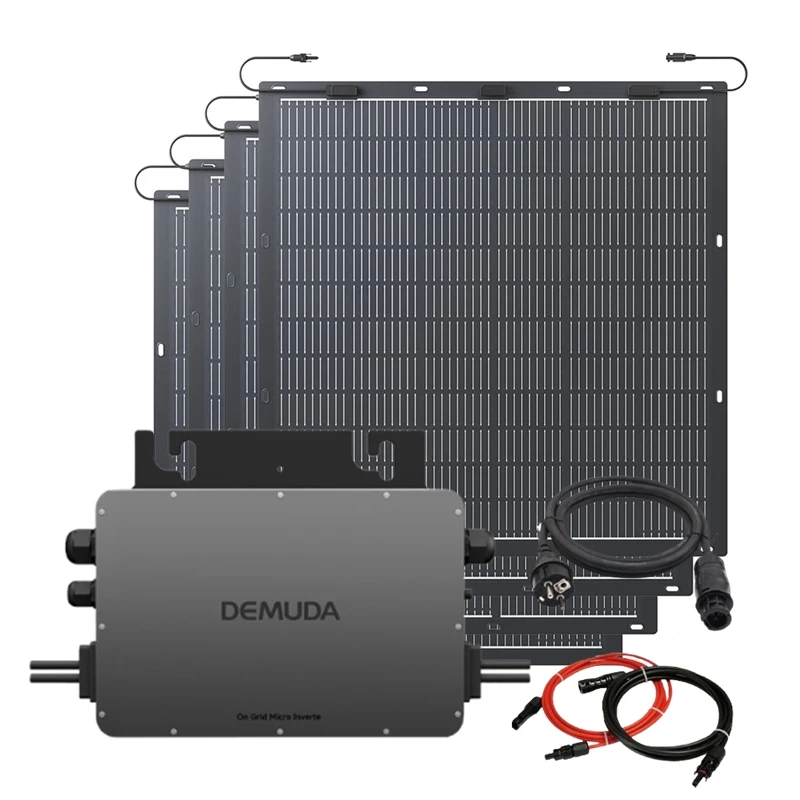 Photovoltaic System Balcony Power Plant 800w 600w Balkonkraftwerk Solaranlage mit speicher set solar mounting system balcony