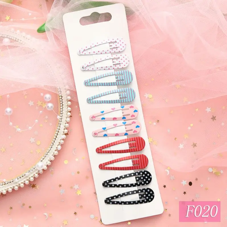 New product ideas 2023 New Design 5cm Printing BB Clip Cute Cartoon Children Hairpin Paint Girls Hairpin Hair Accessories