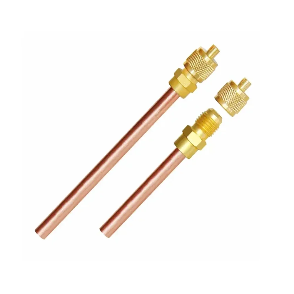 Refrigerator Parts Good Rigidity New Design An One-Way Service Valve Copper Charging Pin Air Conditioner Access Valve