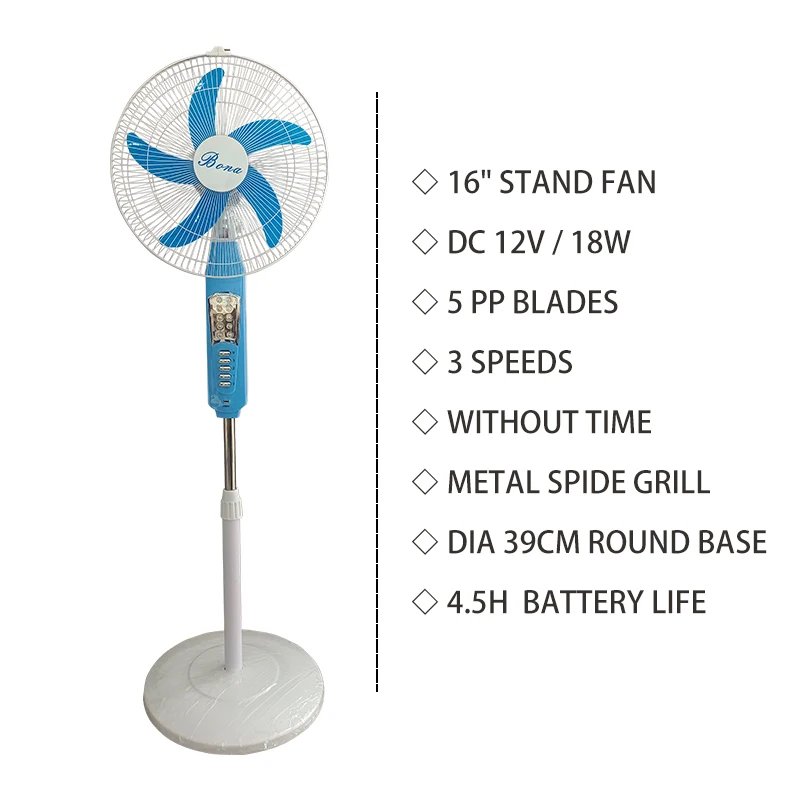 Wholesaler Floor Stand Fan  dc pedestal fan with round base home appaliance electric fan stand