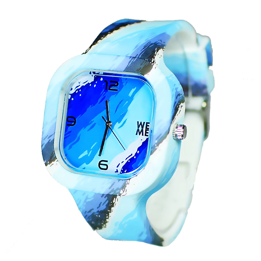 Customize Making your own mold 5ATM Waterproof New design High Quality Silicon Watch Promotional items