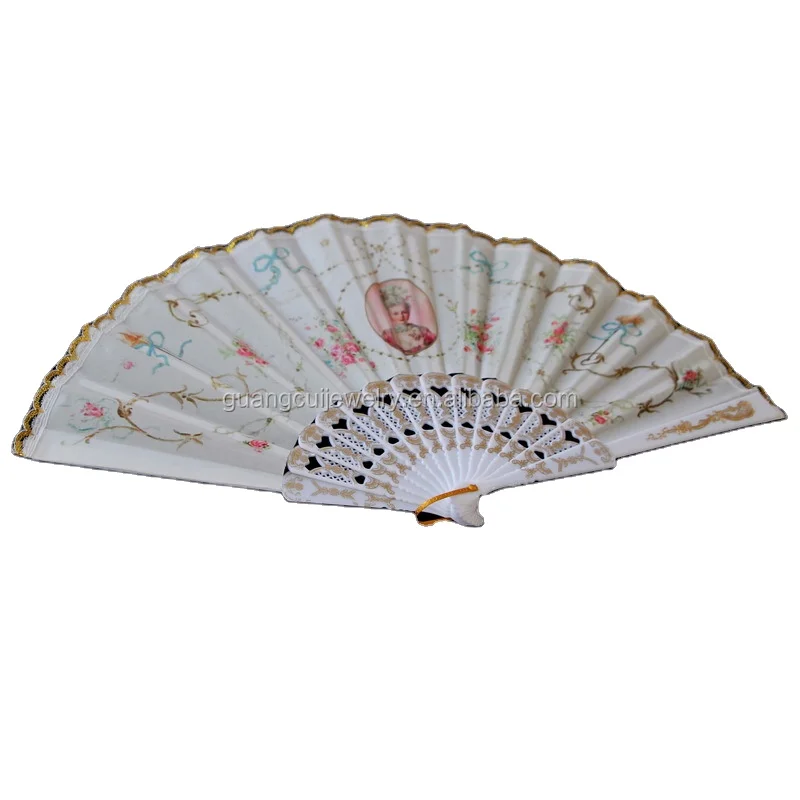 
Wholesale custom logo spanish tourist souvenir traditional mini handheld fan 