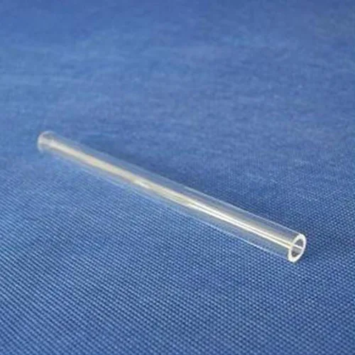 Fused Silica Clear Polished Quartz Tube Both Side Open Customized Size 40mm 50mm 120mm