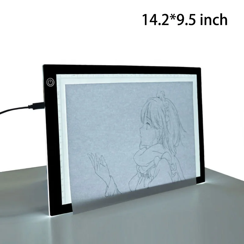 
A4 Hot Sellers new smart electronic luminous led adjustable drawing Tracing light box A3 A4 led light pad 