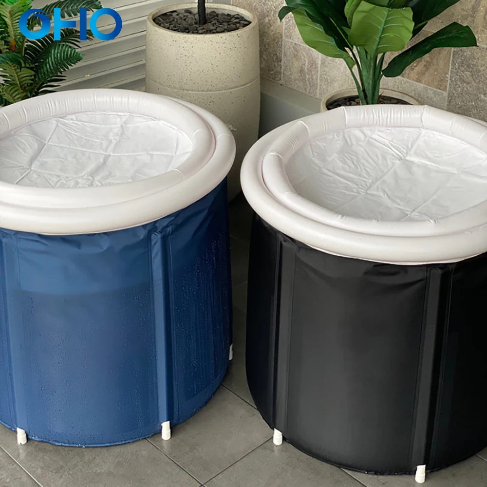 Great pool Portable Spa Pool 3/4/6 Persons Inflatable Hot Tub With Ice Bath Chiller For Sports