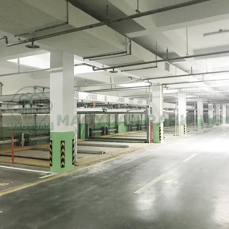 Motor and chain drive parking solution multilevel car parking system