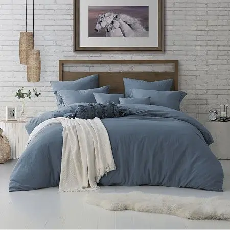 200TC Linen Sheets Chinese Factory 100% Linen Bedding Set