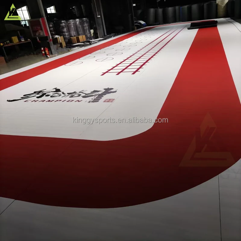 KINGGY Roll-Up Tumbling Mat Wrestling Mat Vinyle Surface Bonded Foam Roll-Out Flexible Roll Mats for Martial Arts