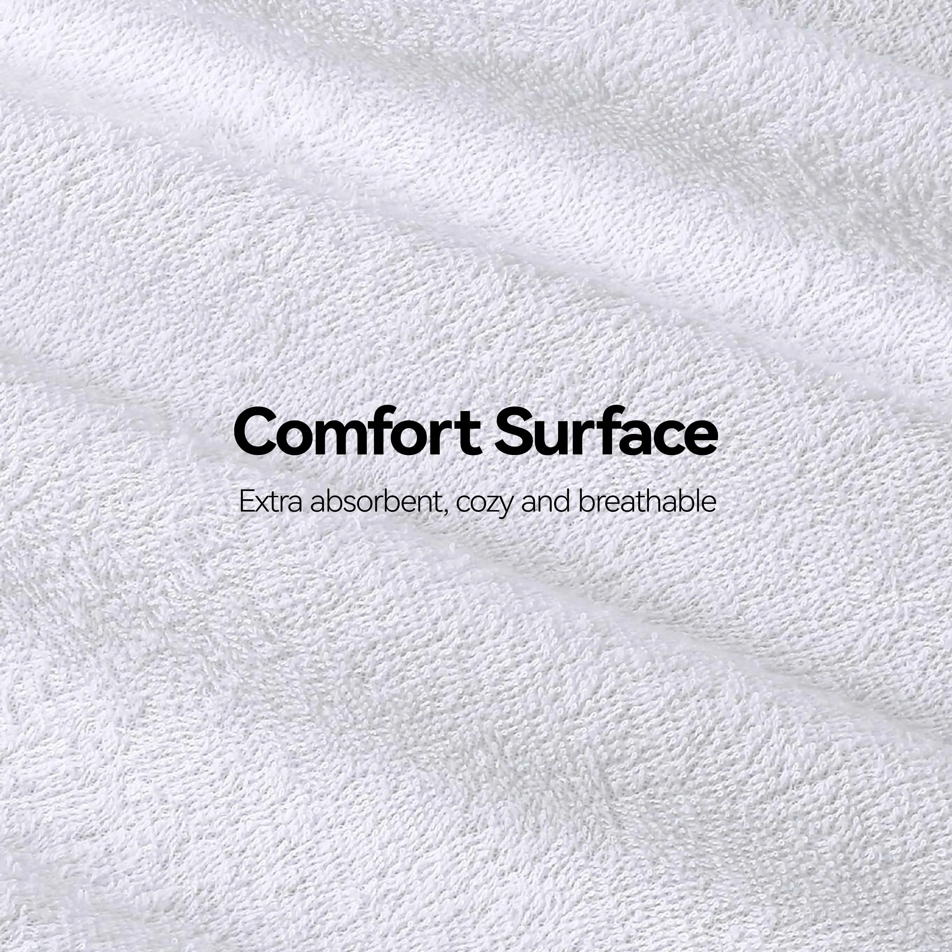 Waterproof King Size cotton terry Mattress Protector for Adults Knitted Bed Cover Soft Protector for Home and Hospital Use