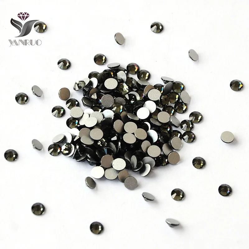 Sale Crystal Black Diamond  Wholesale Rhinestone for nail,clothing, phone case