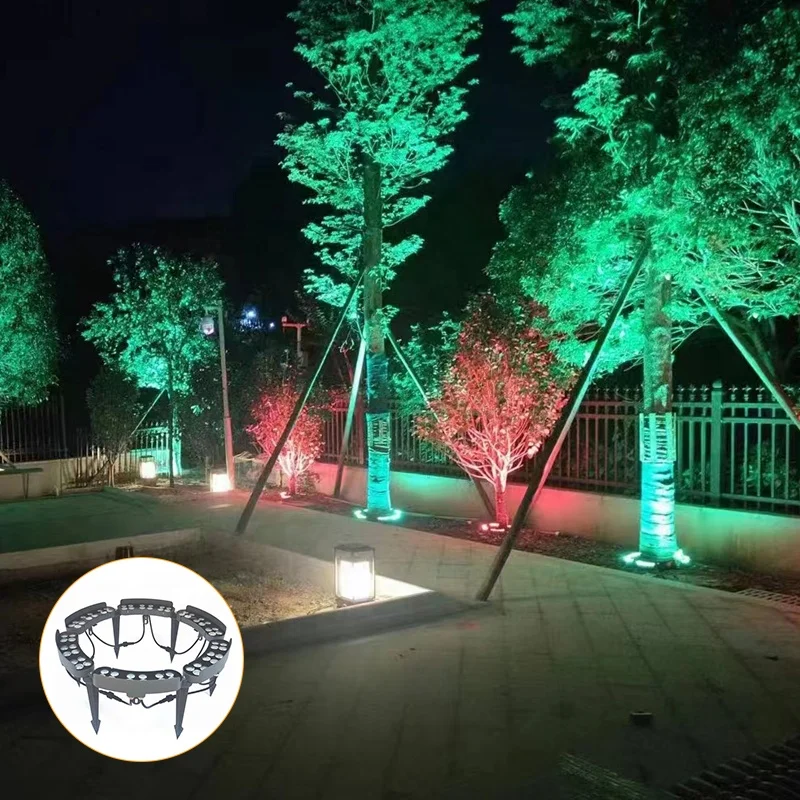 Wholesale Waterproof IP65 Outdoor Decoration Tree Light 12w Garden Pillar LED Flood Light