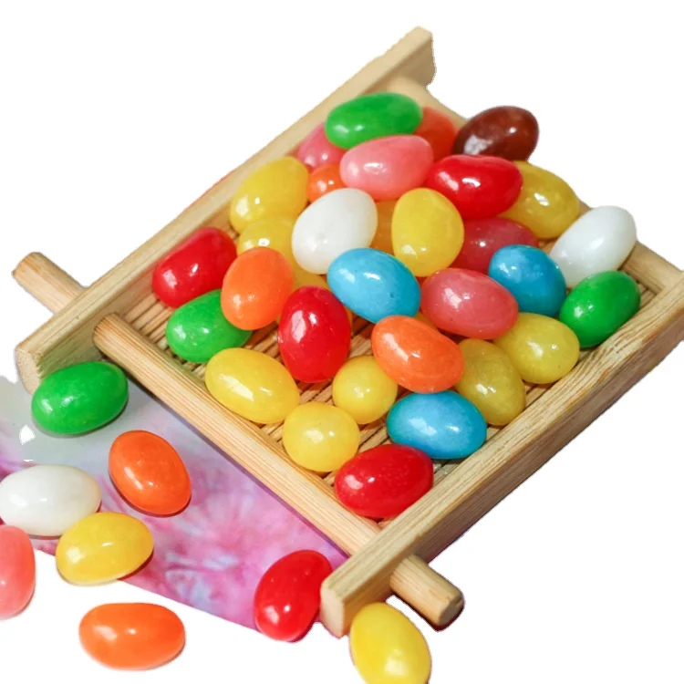 Cheap price  customization Colorful jelly bean hard and soft coconut candy fruit-flavored candy