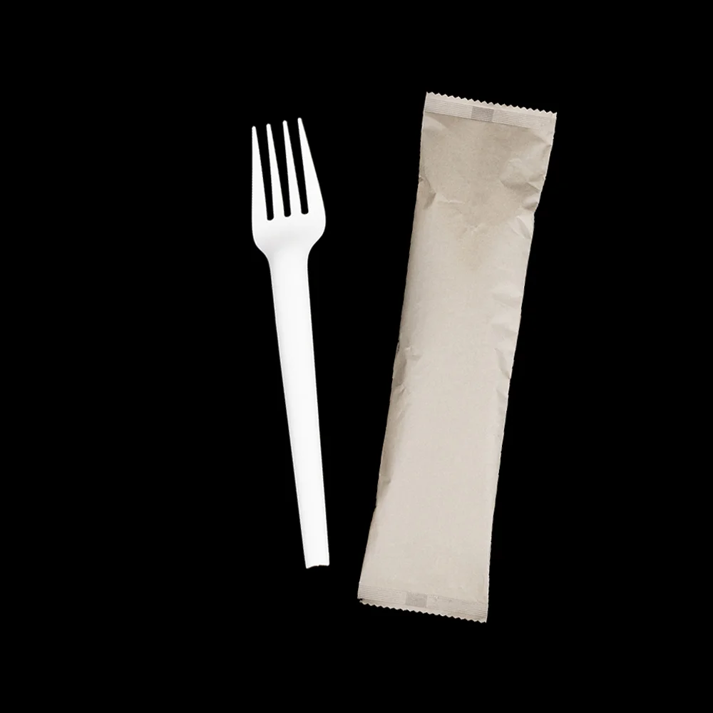 Free Sample Renewable Resources Polylactic Acid Biodegradable Cutlery Set