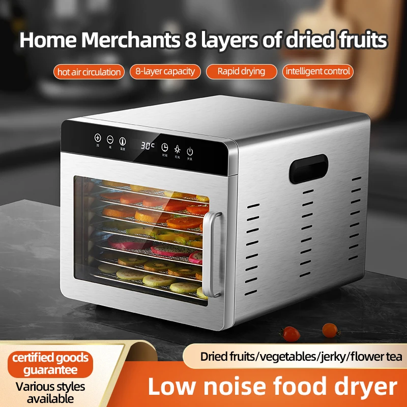 Cheap Price Commercial Household Fruit Dehydrators Fully Automatic 8-layer Food Dehydrator