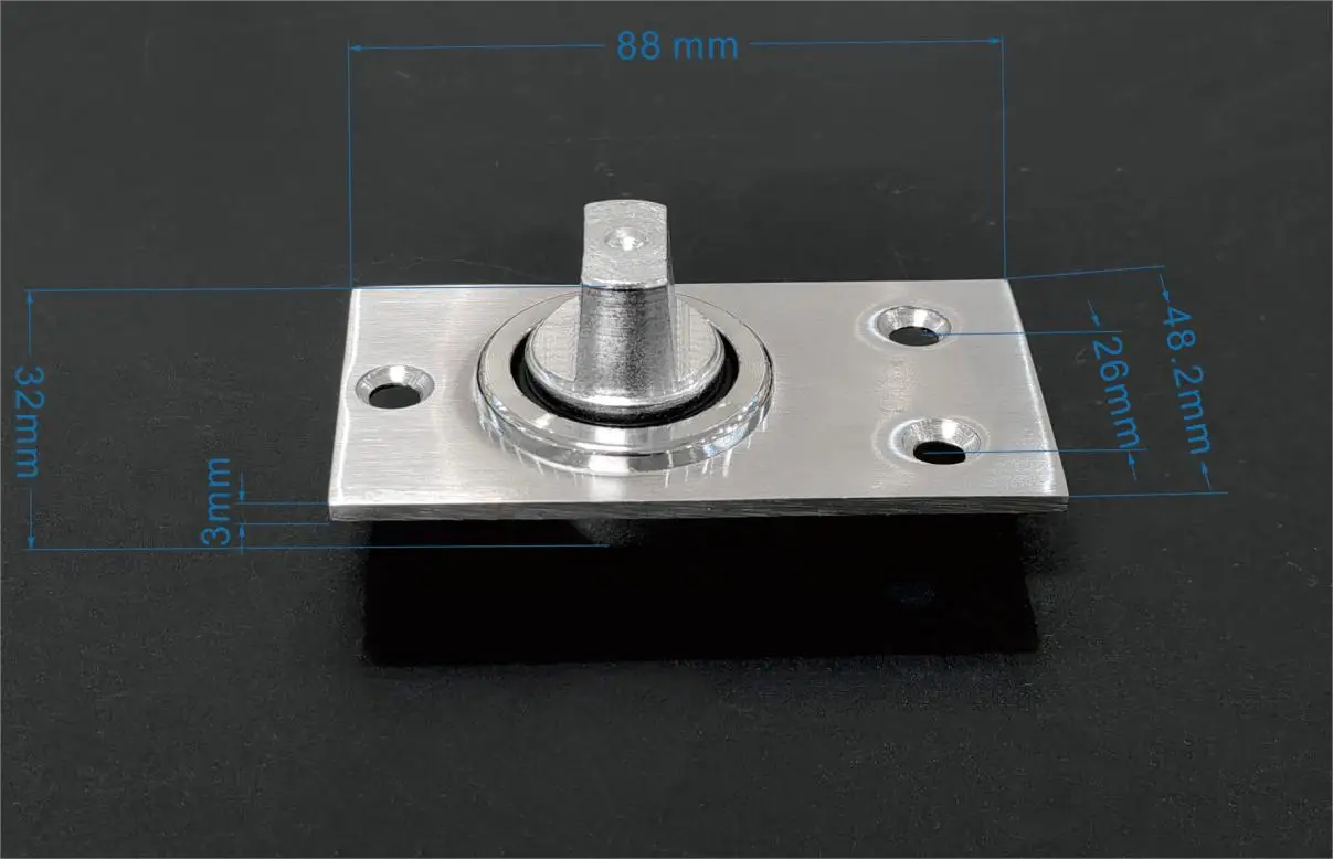 VC-59 Hydraulic Patch Hole Spring Floor Concealed No Digging Floor Hinge Two Way Glass Door Closer