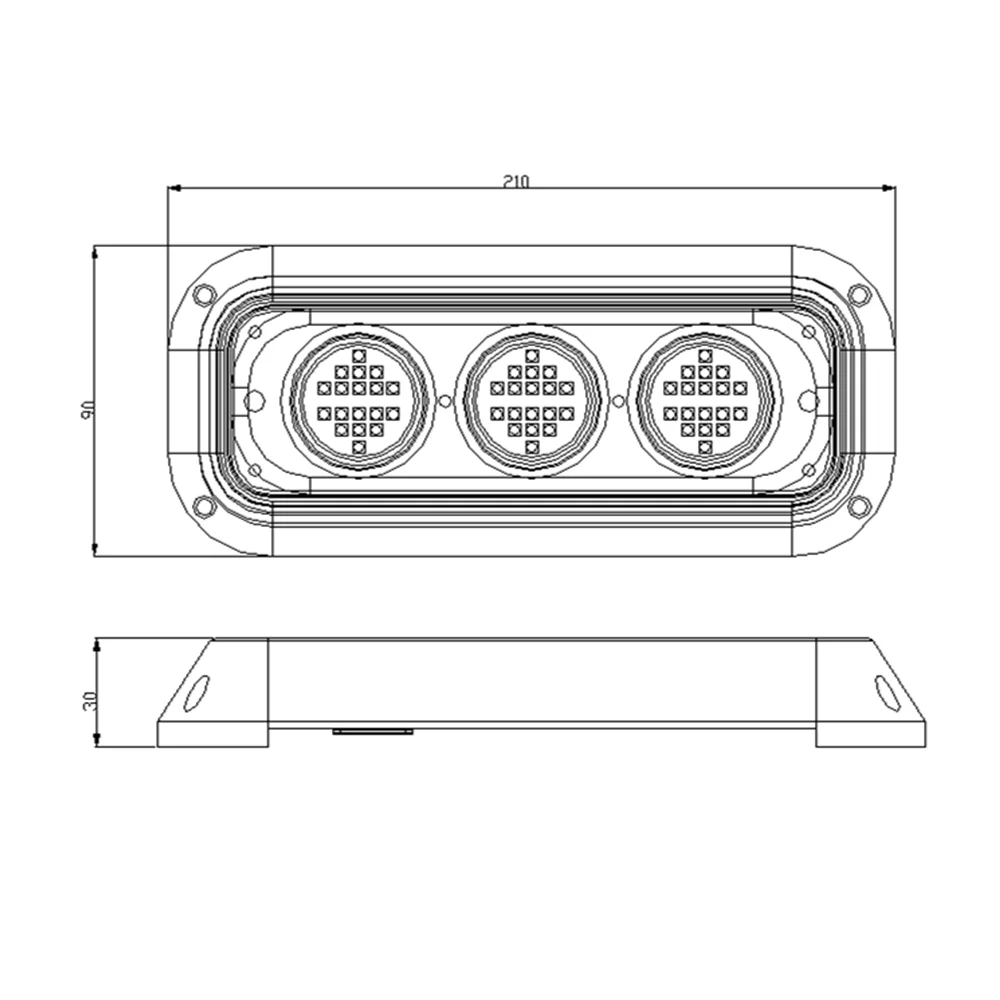 RGB Boat Underwater Lighting Marine Underwater Lights For Boat 180W Marine Underwater Led Light