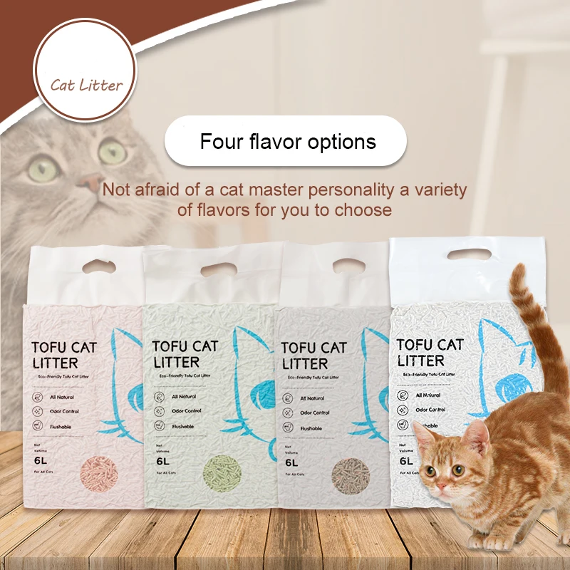 Arena Sanitaria Para Gatos Clump Activated Charcoal Green Tea 100% Mixed Bentonite Tofu Cat Litter Manufactures Sand For Cats