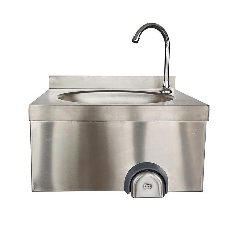 Good Quality Wall Mounted Stainless Steel Sinks Commercial Sink Stainless Steel Stainless Steel Knee Operated Sink