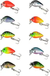 Fishing Lures Crankbaits Set Hard Bait Vib Lure Topwater Lures with Treble Hook Life-Like Swimbait Fishing Bait