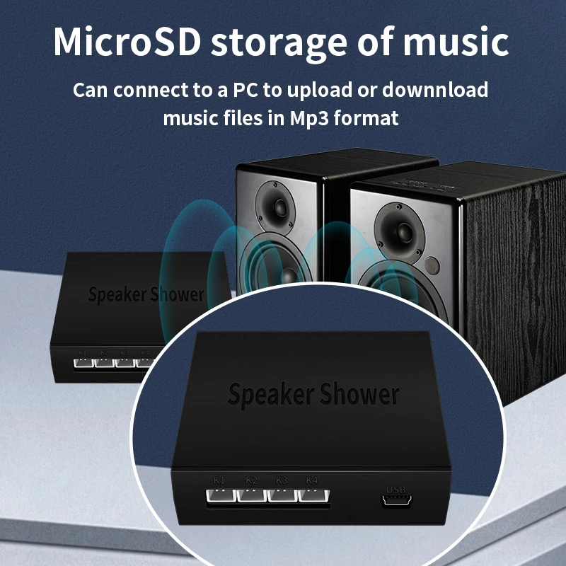 New Arrival Factory Offer Earphone MP3 Player Display Sound Effects in the Sound Display Rack Unfold Voice
