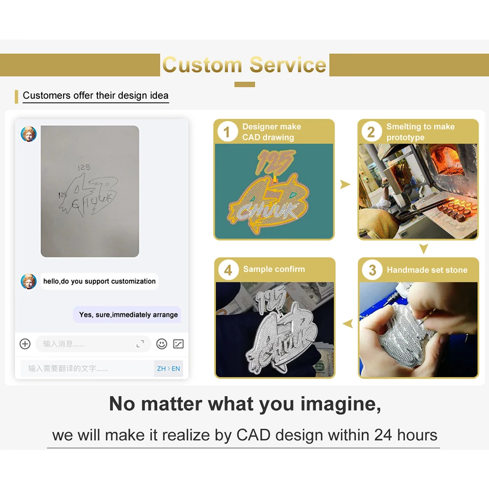 Johnny Dang Same Design Custom Large Size Silver/ 10K Solid Yellow Gold Mens Diamond  Buddha Moissanite Iced Out Pendant