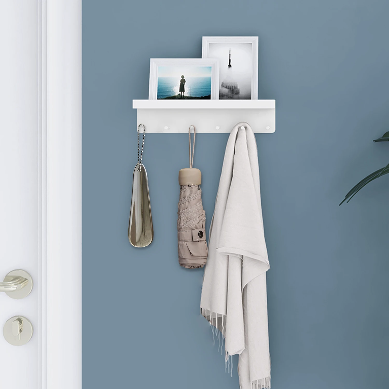 Magnetic wall calendar  wooden wall hanging shaped key hook holder