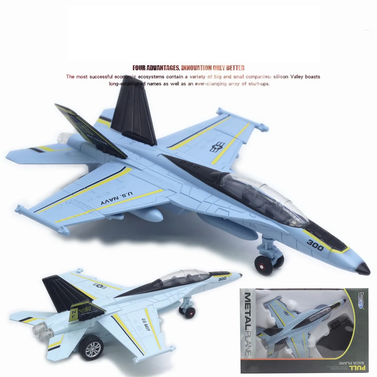 Hot Sale 21cm Alloy F-18 American Hornet Fighter Model Aircraft with Sound and Light Pull Back