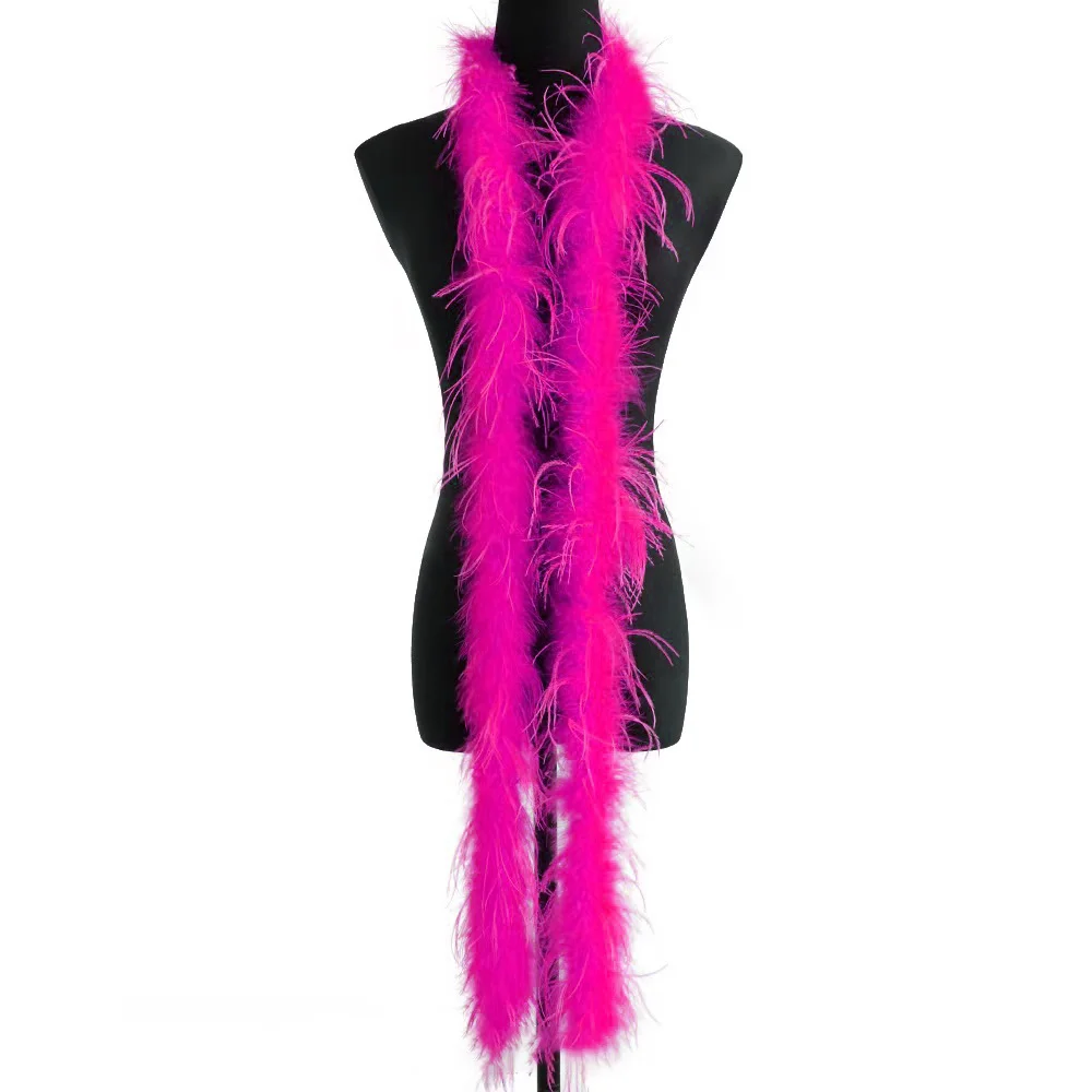 Manufacturers supply ostrich feathers boa 5ply 15-18cm multi-color option thickening encryption
