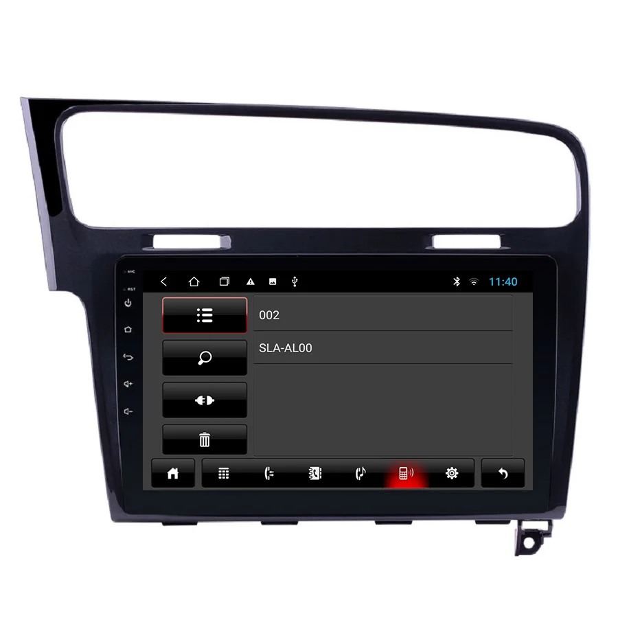 Car Stereo IPS FM 1Din Car Radio For VW Volkswagen Golf 7 2013 2014 2015 2016 2017 Silver Dark Grey GPS