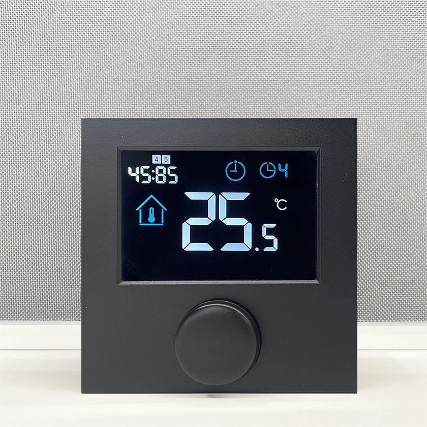 Telin AC607 Knob Control Tuya Digital Wireless Wifi Thermostat Hvac System Central Heating System For House Smart Thermostat