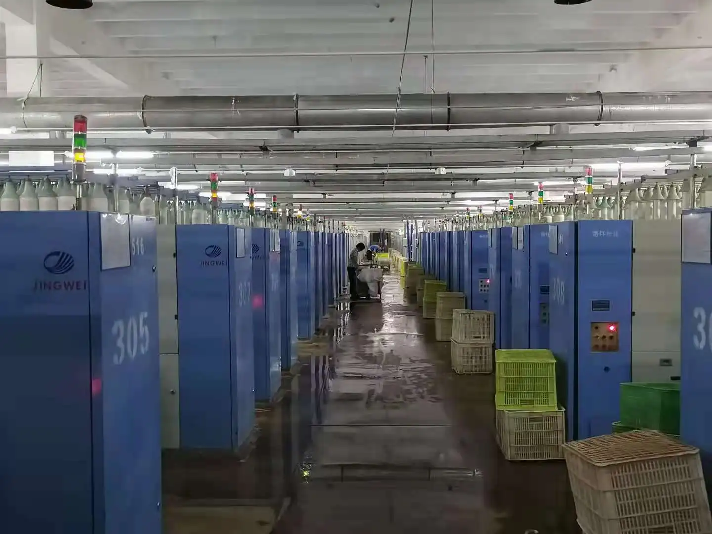 Textile cvc 60/40 Cotton Polyester 45s 40s 32s 30s Blended Yarn make to order for Knitting Textile