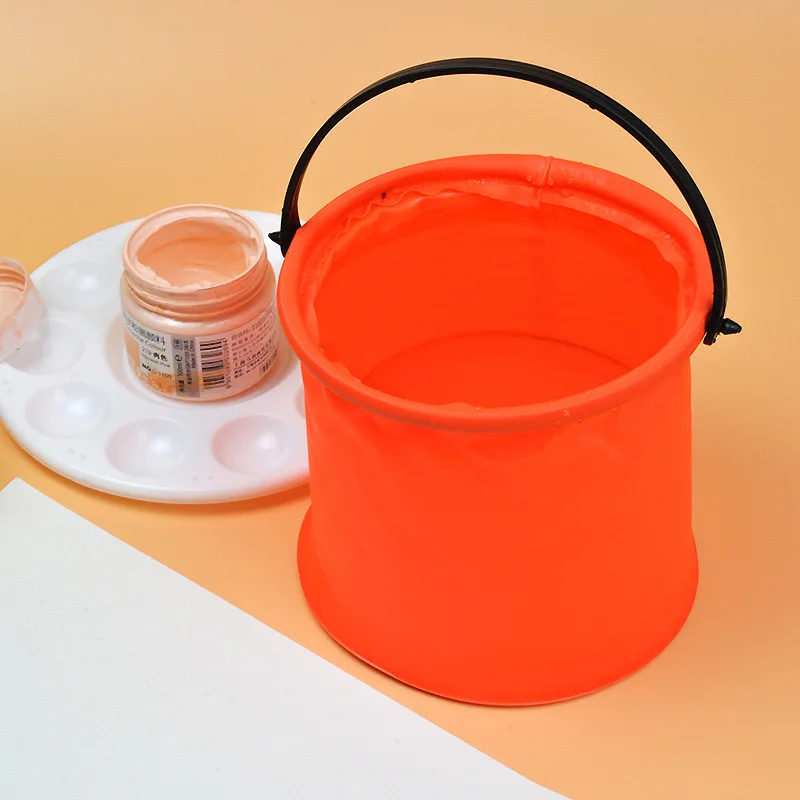 1.5L Plastic bucket painting with compartment brush washing hand bucket
